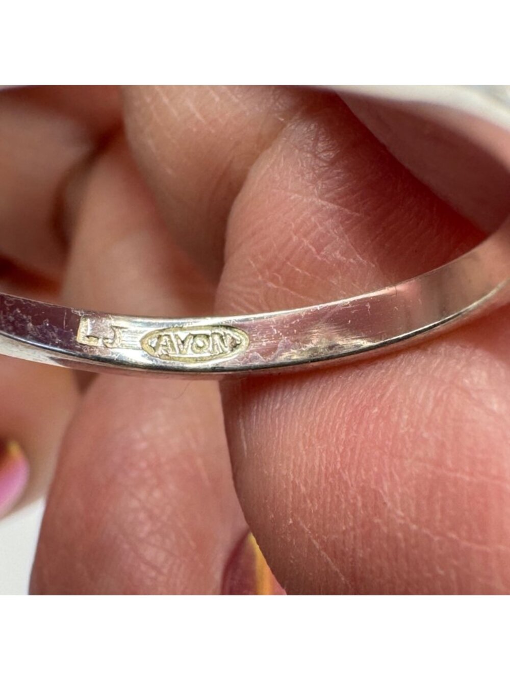 VTG Sterling Silver 925 Cubic Zirconia Flower Design Statement Ring Size 9 - Picture 7 of 12